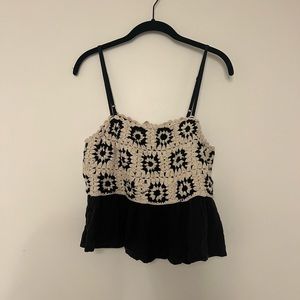 Crotchet Knit Top